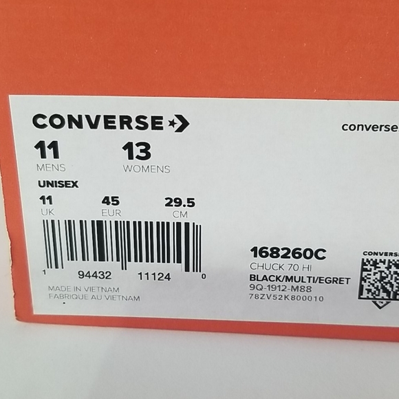 Converse All Stars mens Sz 11 - Picture 8 of 8